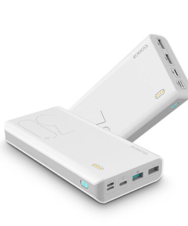 30000mAh ROMOSS Sense 8+ Power Bank Portable External Battery With QC Two-way Fast Charging Portable Charger For Phones Tablet
