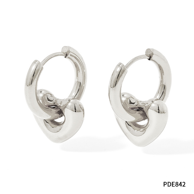 XINGX Earrings Stainless Steel Glossy Earrings - Image 7