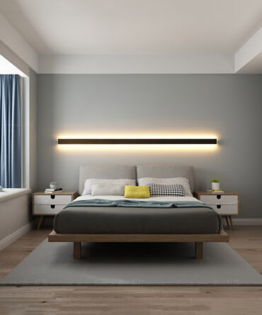 Minimalist long led wall lamp