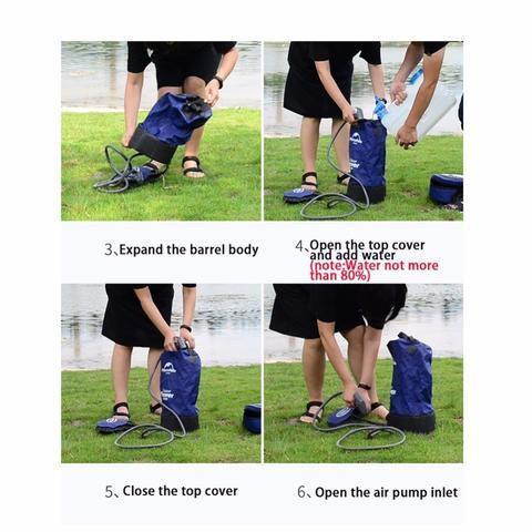Outdoor Shower Bag Camping Folding Shower - Image 2