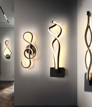 led wall lamp nordic minimalist bedroom bedside lamp