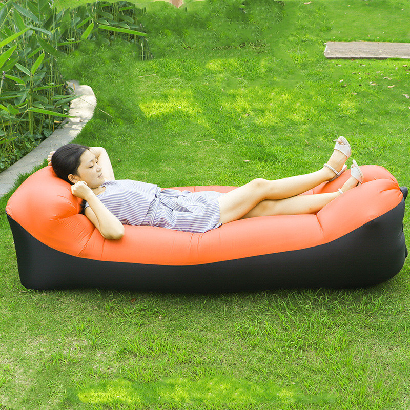 Outdoor Air Sofa Fast Inflatable Laybag Hangout Lounger Beach Air Bed Folding Sleeping Bag Lazy Sofa Lazy Air Sofa - Image 8