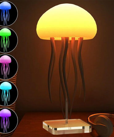 Jellyfish Mood Lamp LED Jellyfish Night Light Portable Jellyfish Lamp Jellyfish Decorations Smart Table Lamp For Bedside Desk