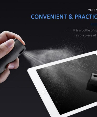 2 In 1 Phone Computer Screen Cleaner Kit For Screen Dust Removal Microfiber Cloth Set