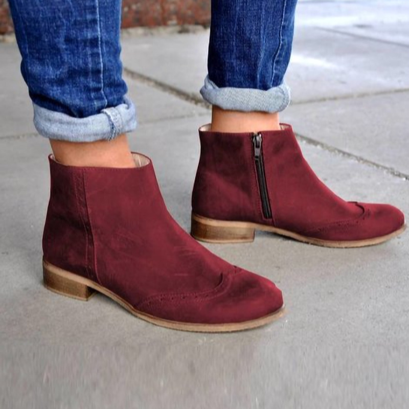 Korean-style Plus-size Versatile Womens Ankle Boots - Image 2