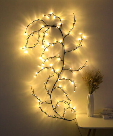 LED Light String Arrangement Colored Light Rattan Room Decorative Light