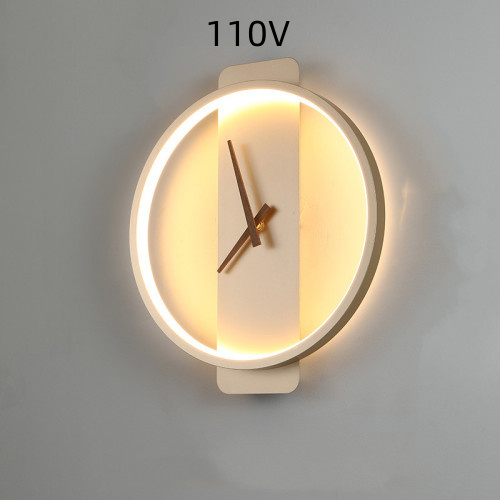 Nordic Wall Lamp Bedroom Bedside Lamp Clock Modeling Lamp - Image 8