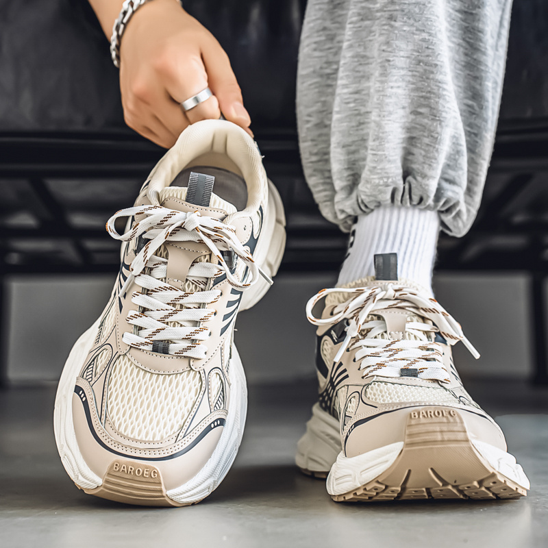 Breathable Mesh All-Match Sports Casual Shoes For Wide Feet And Broad Toes - Image 7