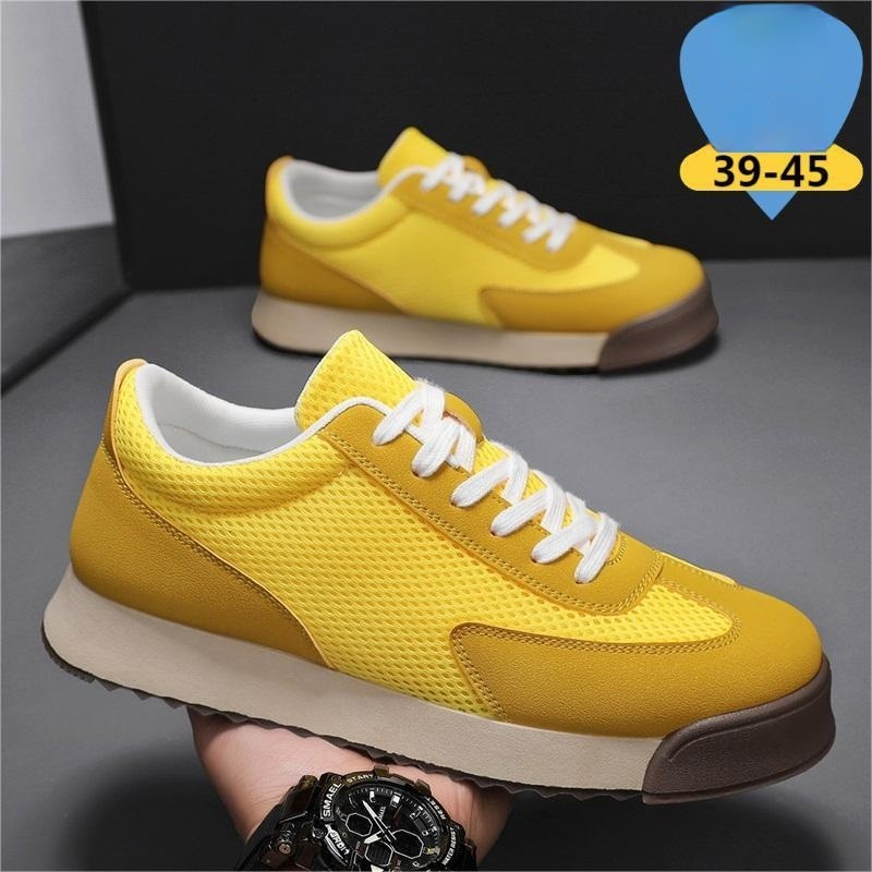 Mens Retro Running Shoes With Thick Sole For Height Increase - Image 2