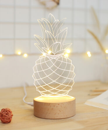 Bedside lamp pineapple table lamp