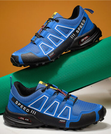 Men's Super Lightweight Breathable Shock Absorption Off-road Trekking Shoes