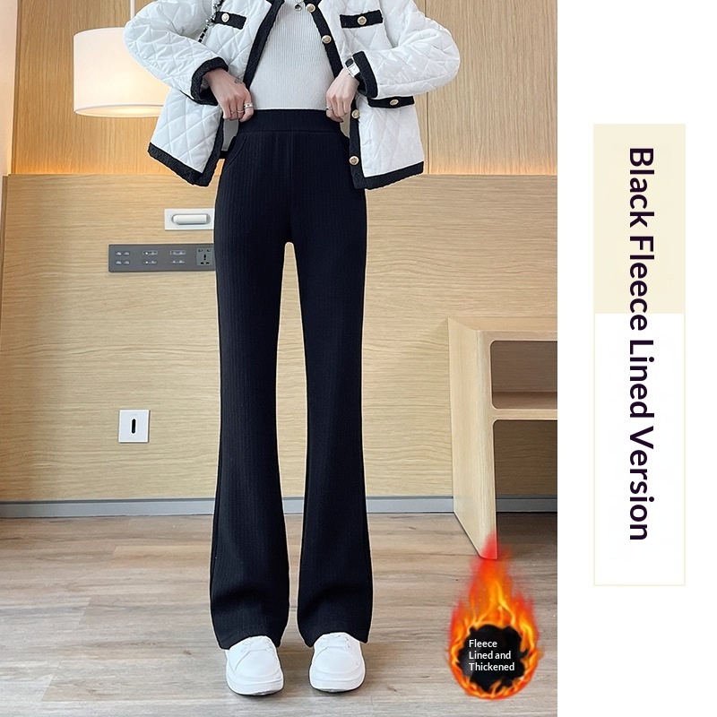 Chenille Wide-leg Pants For Women Extra-thick Version - Image 9