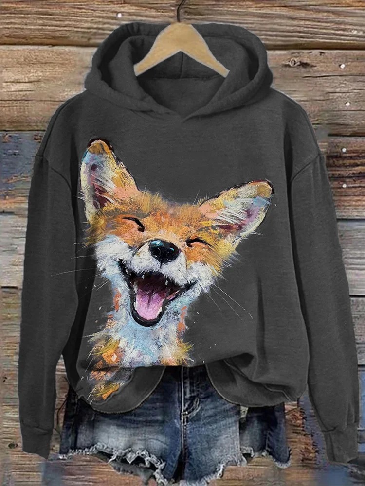 Womens 3D Digital Print Hoodie From Europe And The US - Image 8