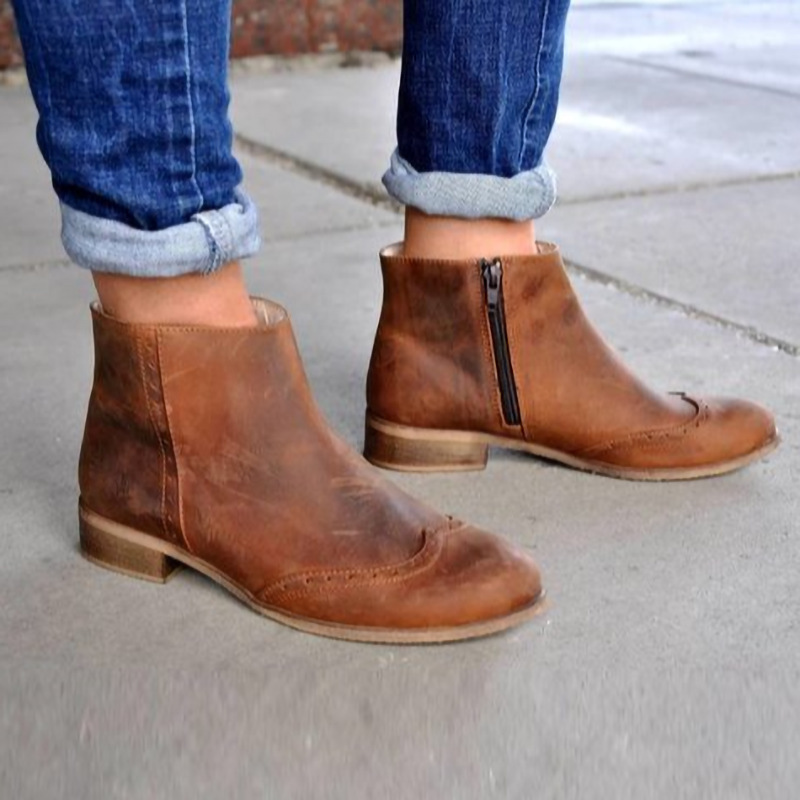 Korean-style Plus-size Versatile Womens Ankle Boots - Image 4