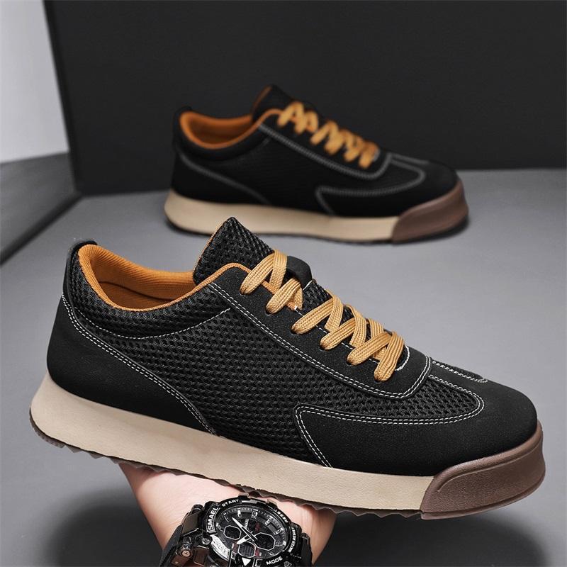 Mens Retro Running Shoes With Thick Sole For Height Increase - Image 6