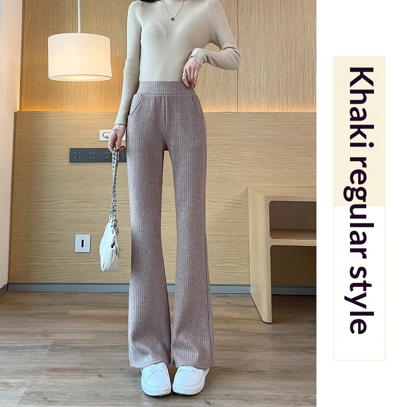 Chenille Wide-leg Pants For Women Extra-thick Version - Image 7