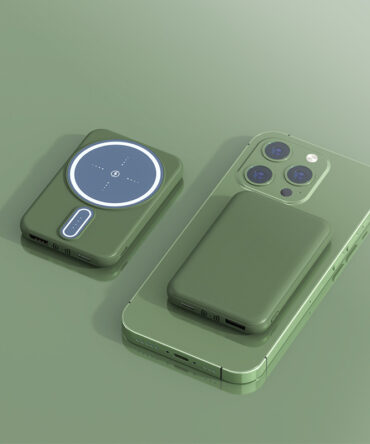 Magnetic Suction Charging Bank Wireless Charging Bank Mobile Power Supply