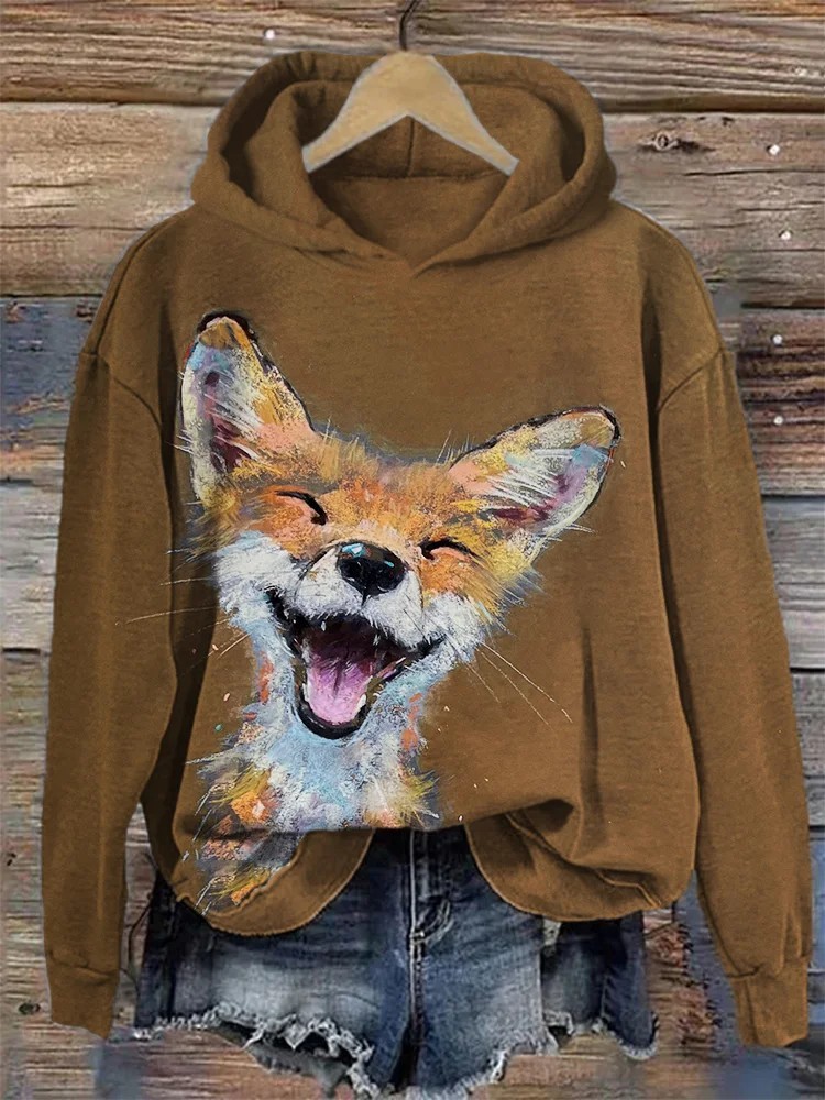 Womens 3D Digital Print Hoodie From Europe And The US - Image 6