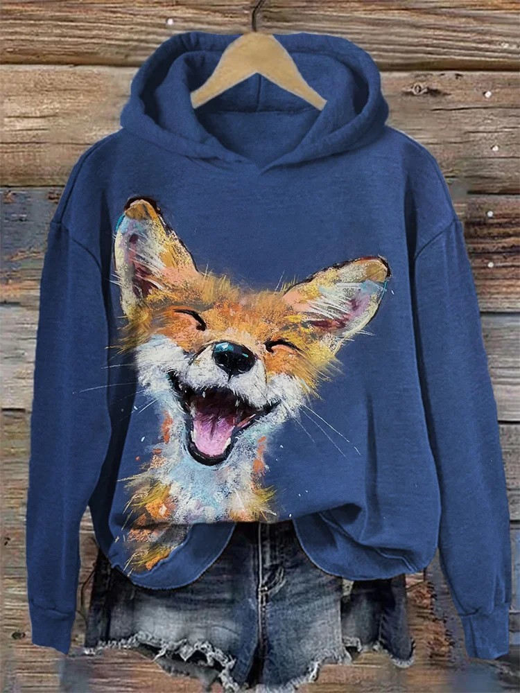 Womens 3D Digital Print Hoodie From Europe And The US - Image 5