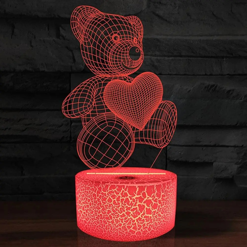 3D Lamp Acrylic USB LED Night Lights Neon Sign Lamp Xmas Christmas Decorations For Home Bedroom Birthday Decor Valentines Day Gifts - Image 6