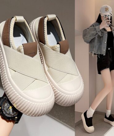 Womens Retro Breathable Casual Sports Sneakers