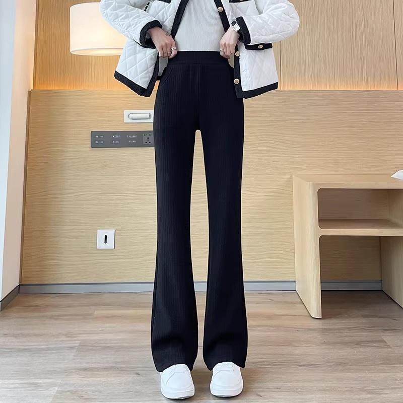 Chenille Wide-leg Pants For Women Extra-thick Version - Image 4