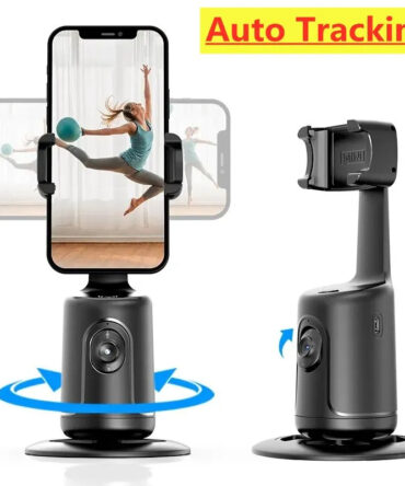 360 Auto Face Tracking Gimbal AI Smart Gimbal Face Tracking Auto Phone Holder For Smartphone Video Vlog Live Stabilizer Tripod